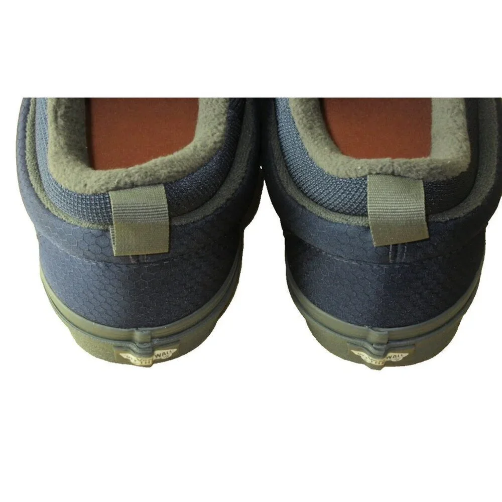 Vans Men's Slip On Mid Cozy Mesh Parisian Night Blue Sneaker Shoes Sizes NIB